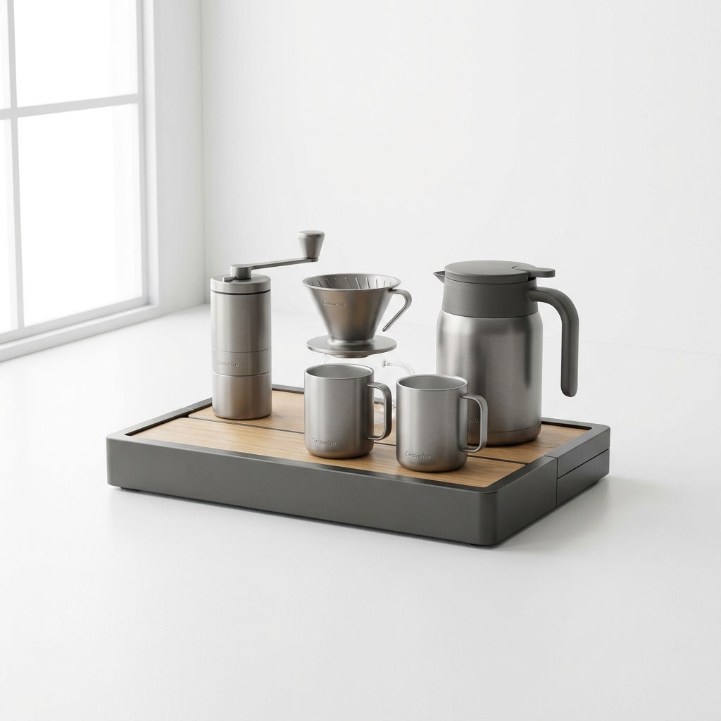 コーヒーセット 屋外用