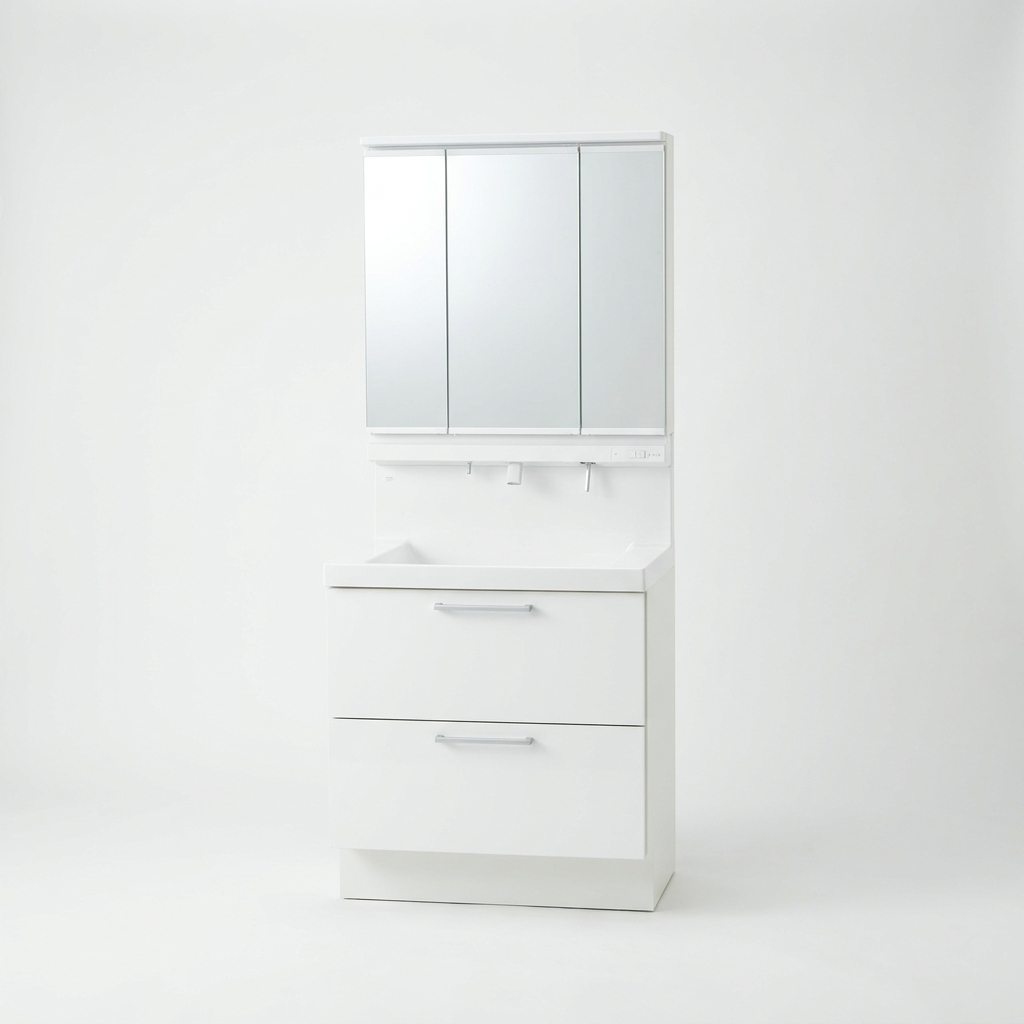 L.C 洗面化粧台 W750 ホワイト