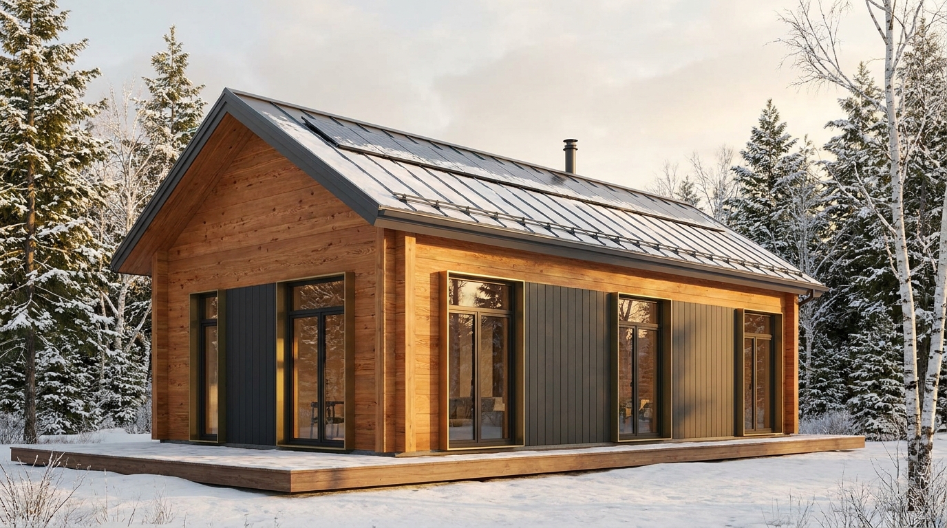 西の塔 外観 — AI render based on BIM specs