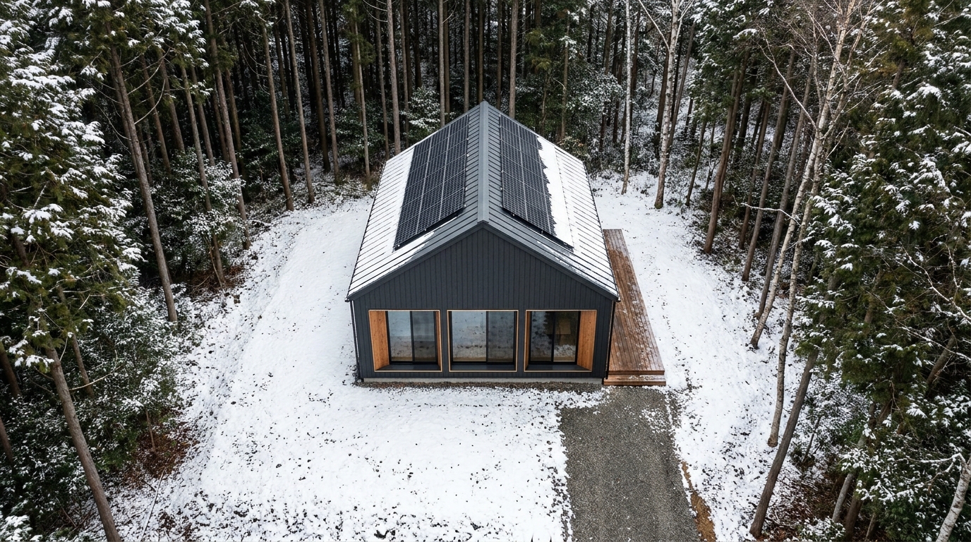 霜の小屋 配置