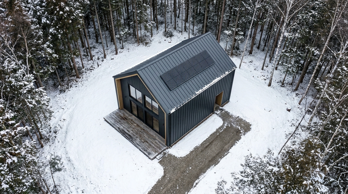 森の小屋 配置