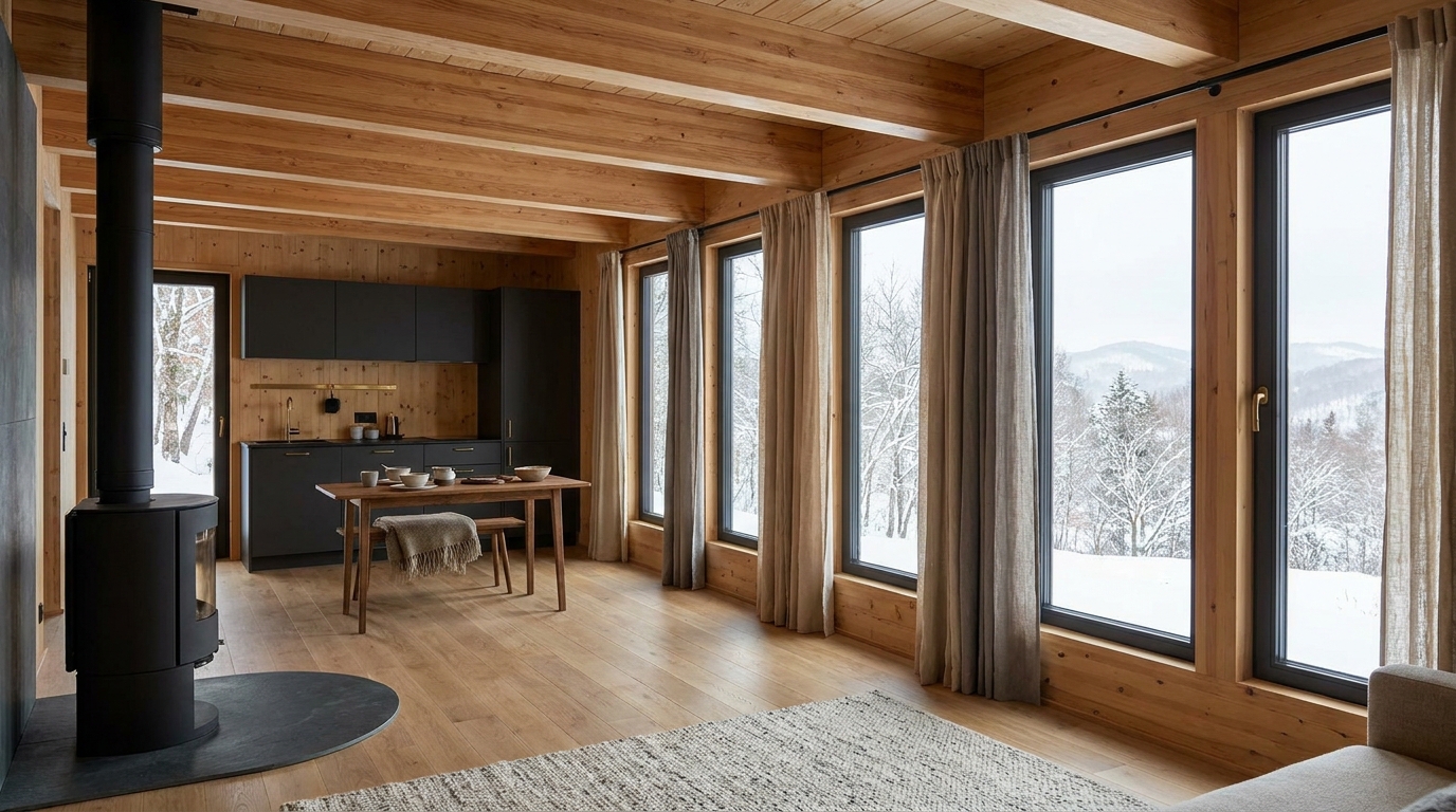 南の小屋 内観
