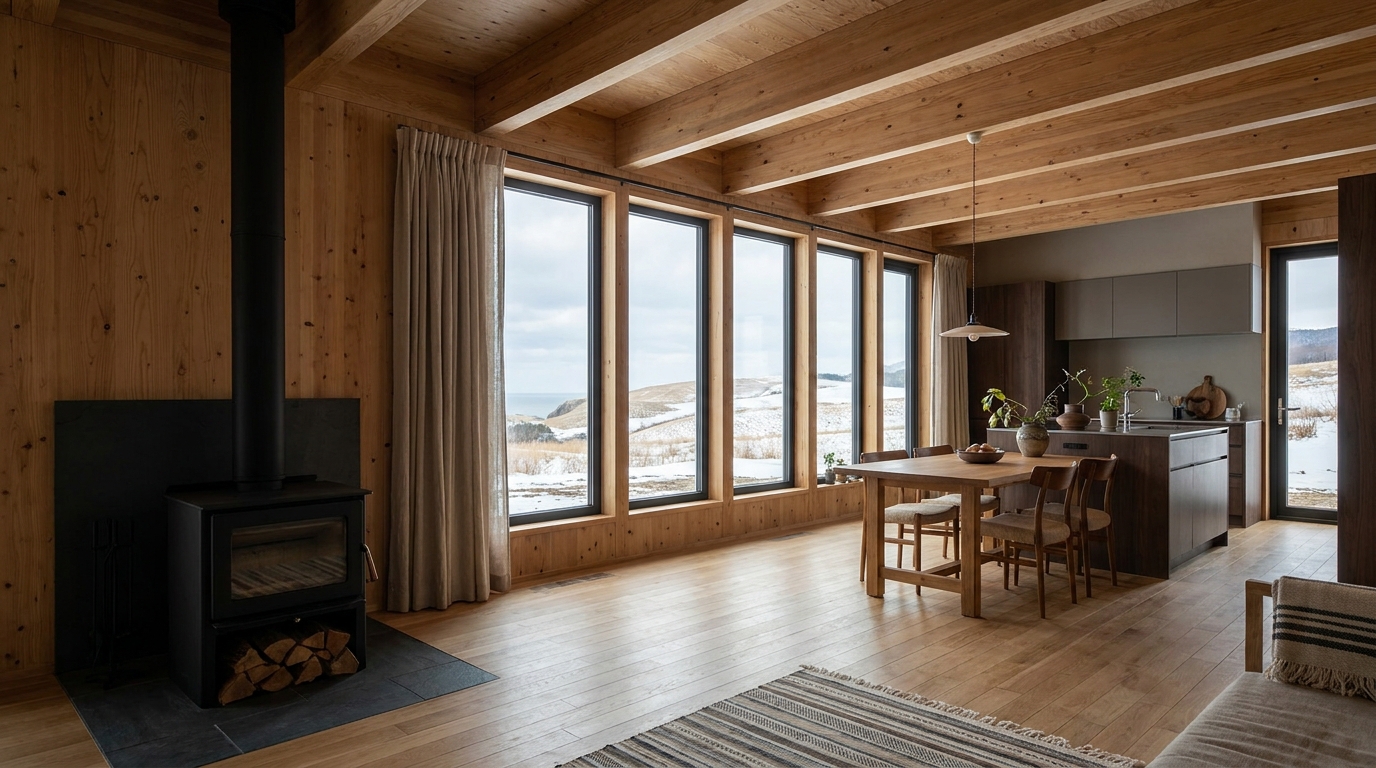 陽の小屋 内観