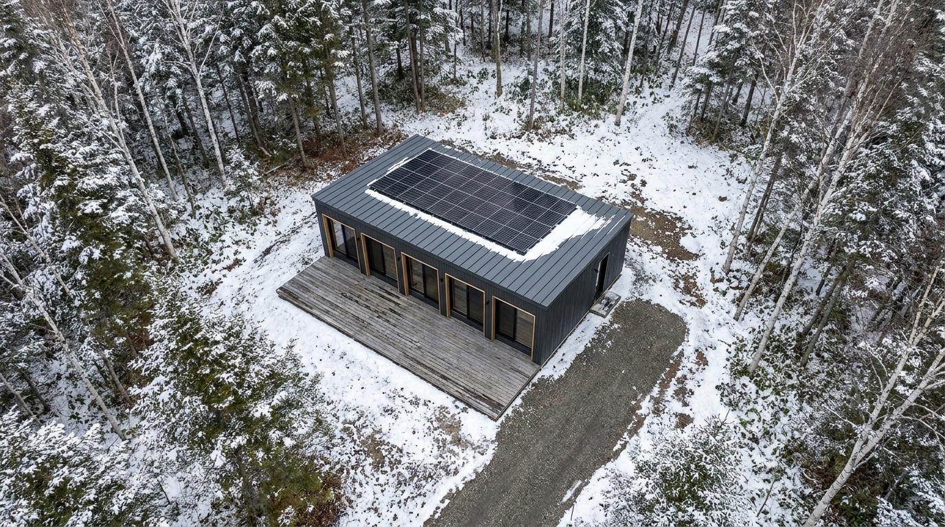 森の小屋 配置