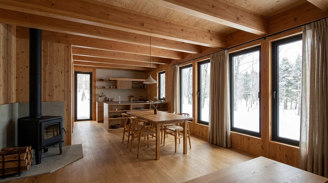 西の小屋 内観