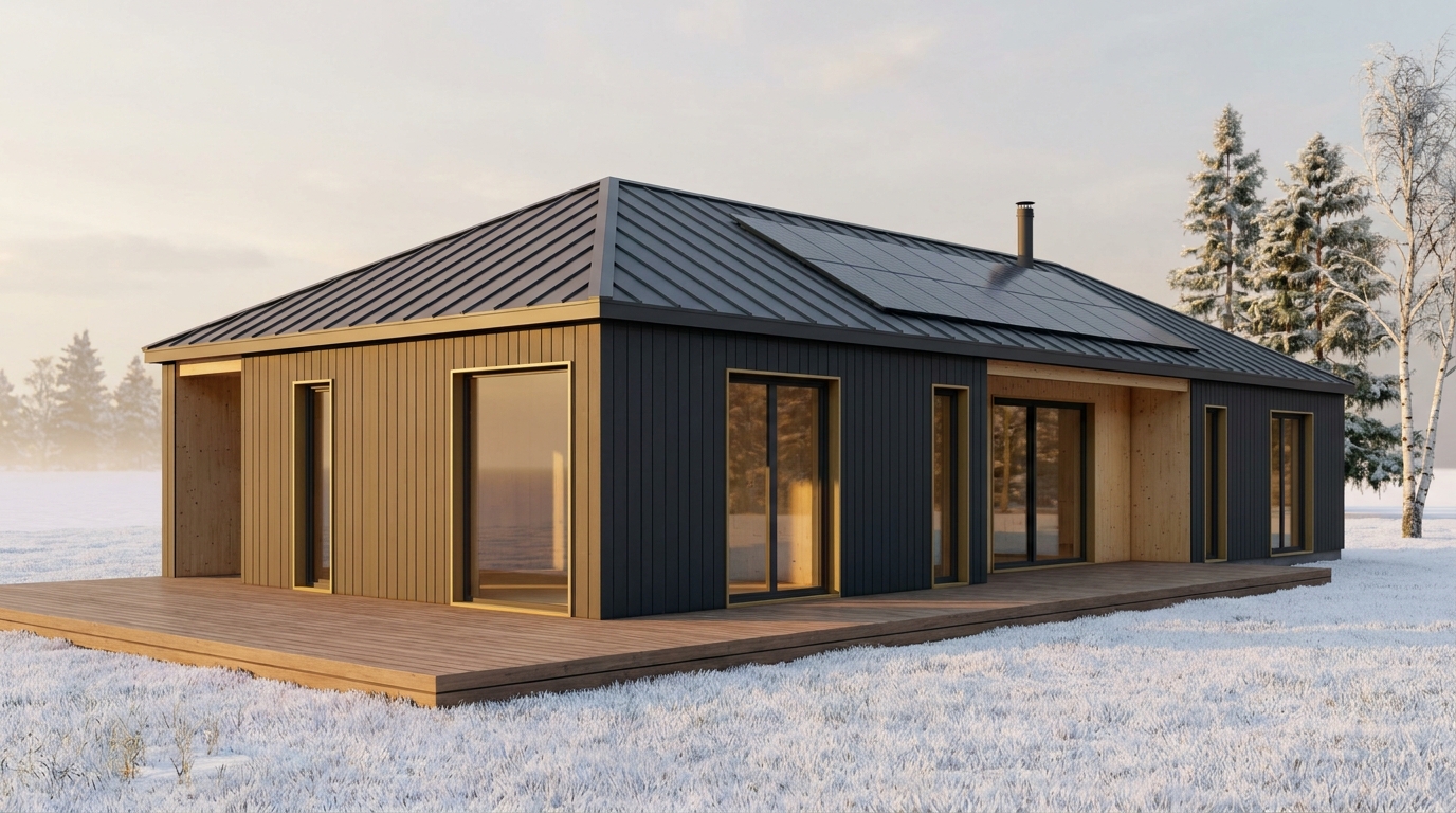 月の塔 外観 — AI render based on BIM specs