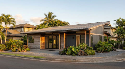 Kailua Beachside Bungalow — カイルア ビーチサイドバンガロー (土間・サーフラック)